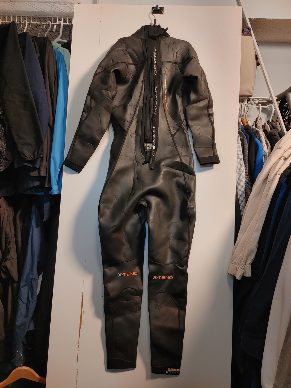 Black Women's Full-Body Neoprene Jumpsuit